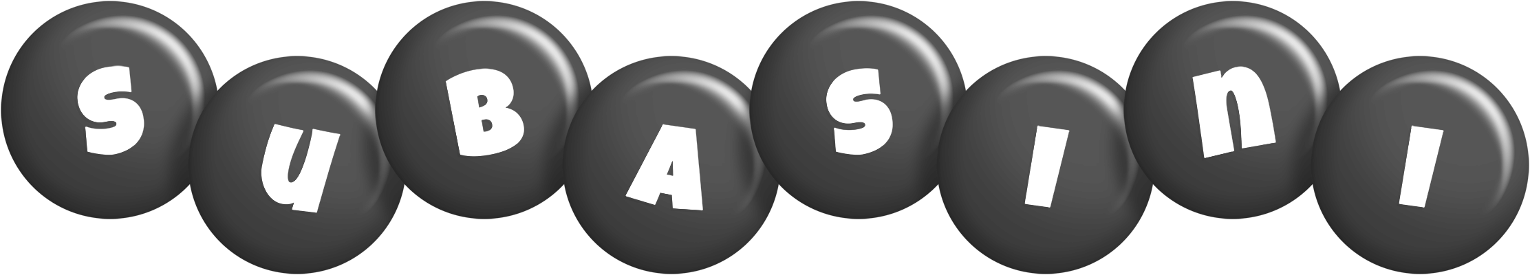 Subasini candy-black logo