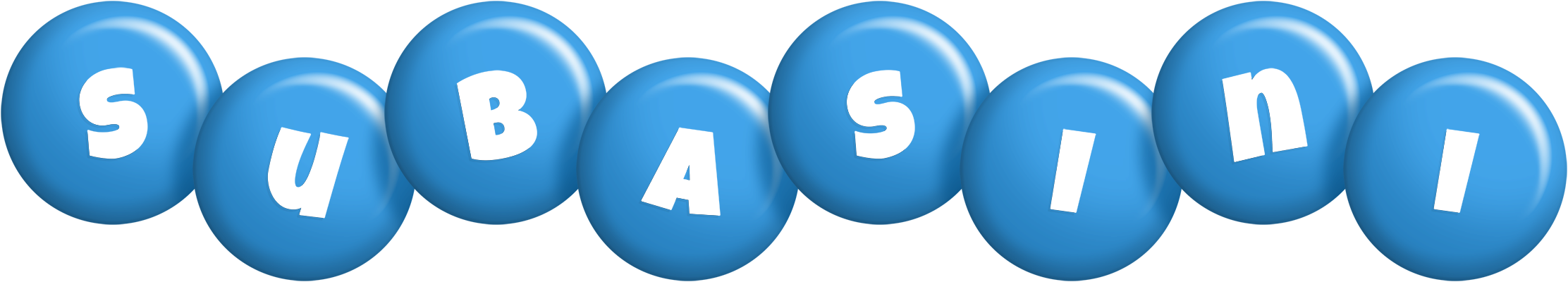 Subasini candy-blue logo