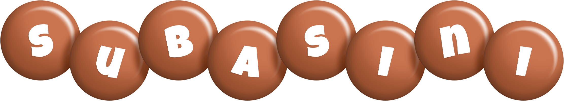 Subasini candy-brown logo