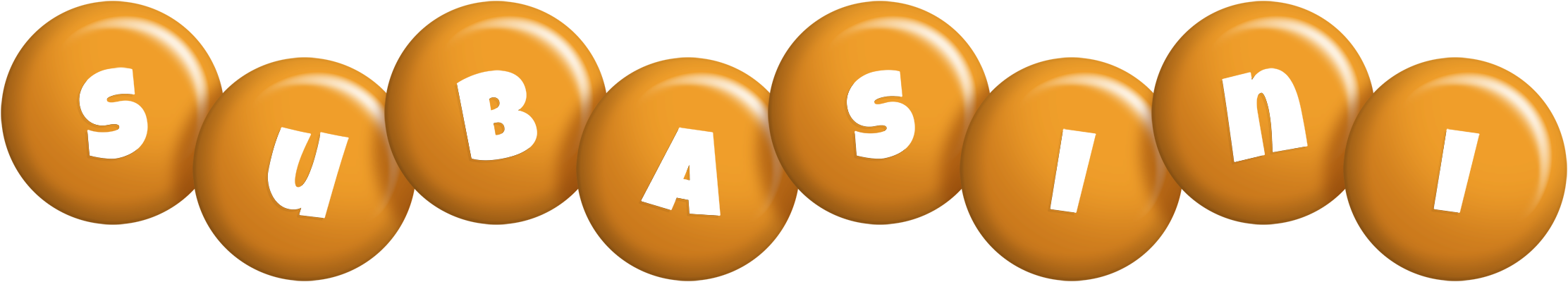 Subasini candy-orange logo
