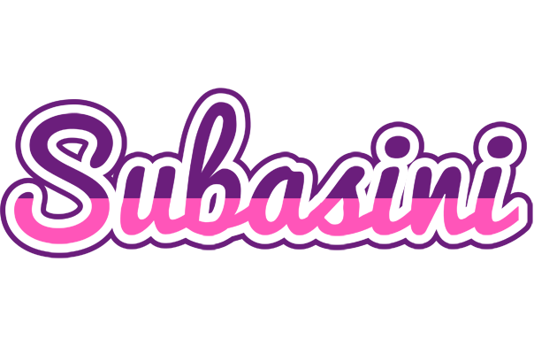 Subasini cheerful logo