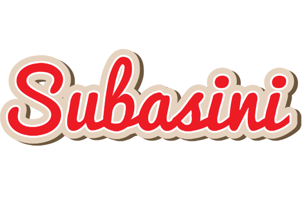 Subasini chocolate logo