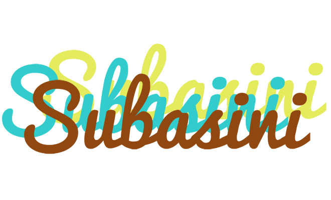 Subasini cupcake logo