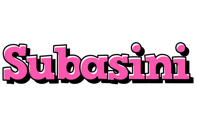 Subasini girlish logo