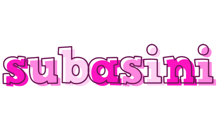 Subasini hello logo