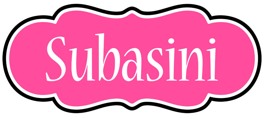 Subasini invitation logo