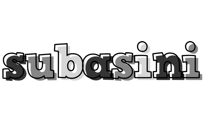 Subasini night logo