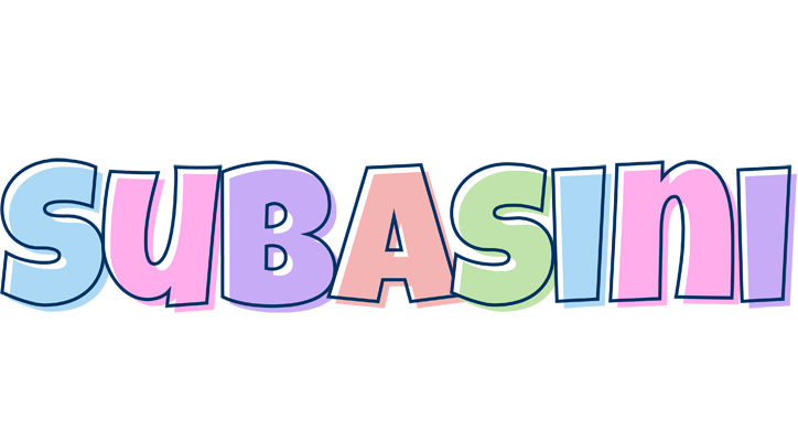 Subasini pastel logo