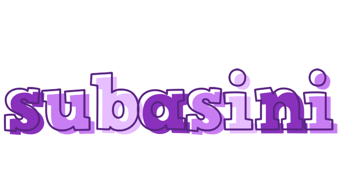 Subasini sensual logo