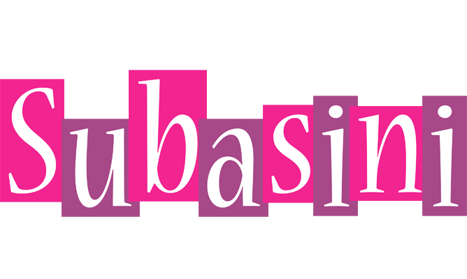 Subasini whine logo