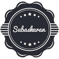 Subaskaran badge logo