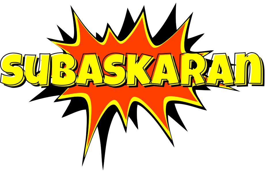 Subaskaran bazinga logo