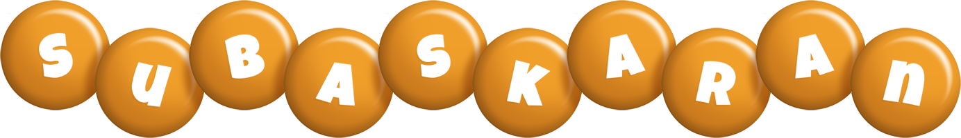 Subaskaran candy-orange logo