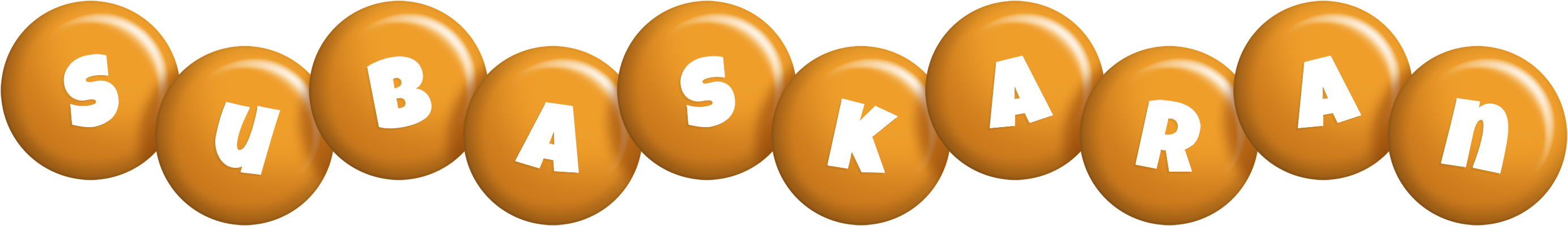 Subaskaran candy-orange logo