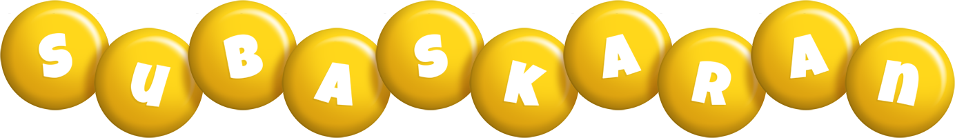 Subaskaran candy-yellow logo