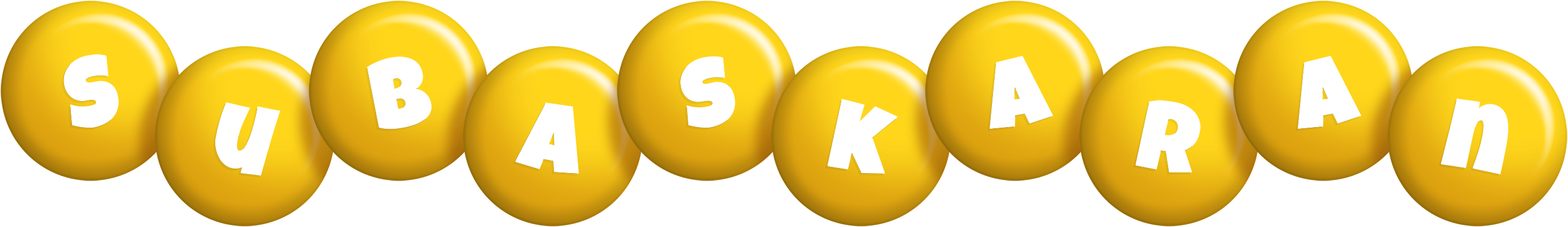 Subaskaran candy-yellow logo