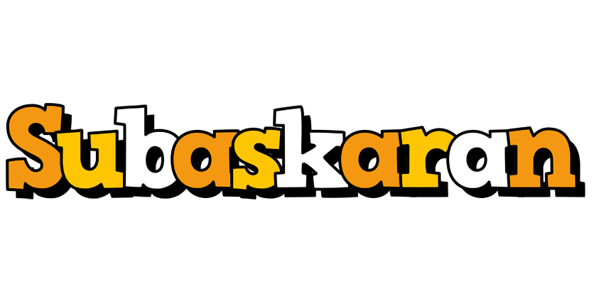 Subaskaran cartoon logo