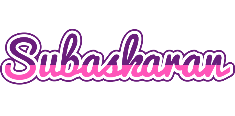 Subaskaran cheerful logo