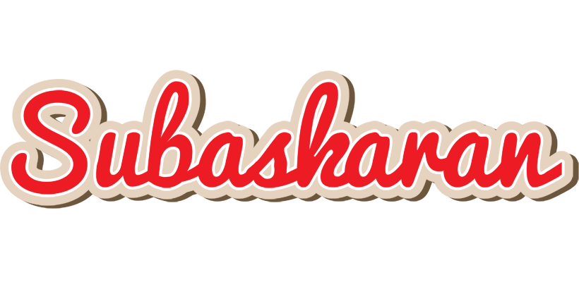 Subaskaran chocolate logo