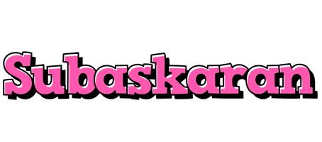 Subaskaran girlish logo