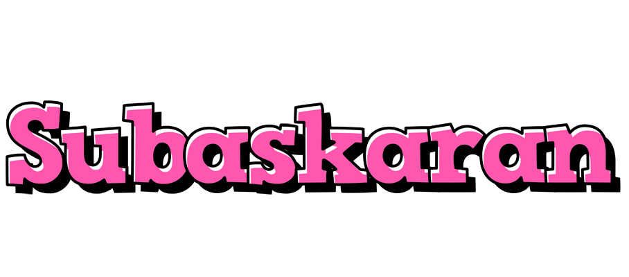 Subaskaran girlish logo