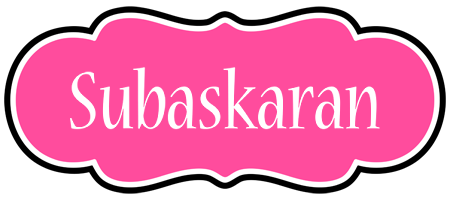 Subaskaran invitation logo