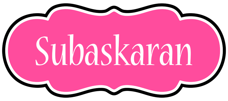 Subaskaran invitation logo