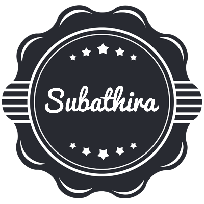 Subathira badge logo