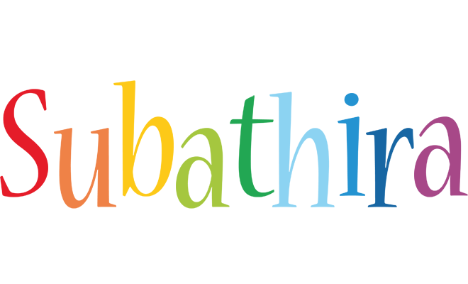 Subathira birthday logo