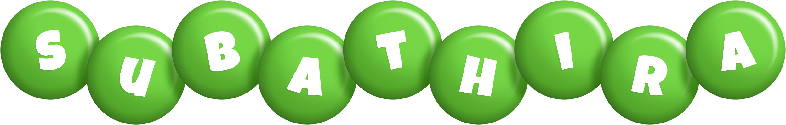 Subathira candy-green logo