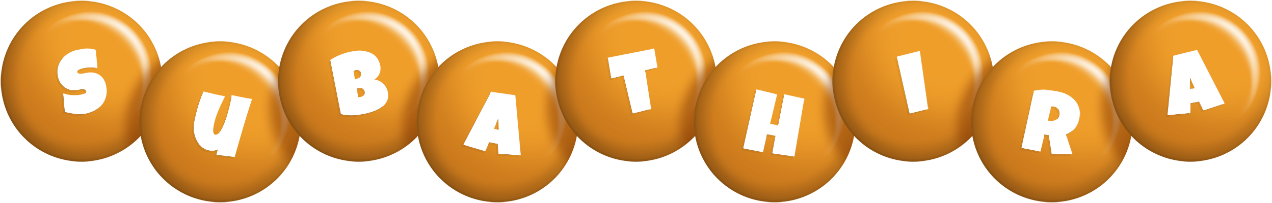 Subathira candy-orange logo