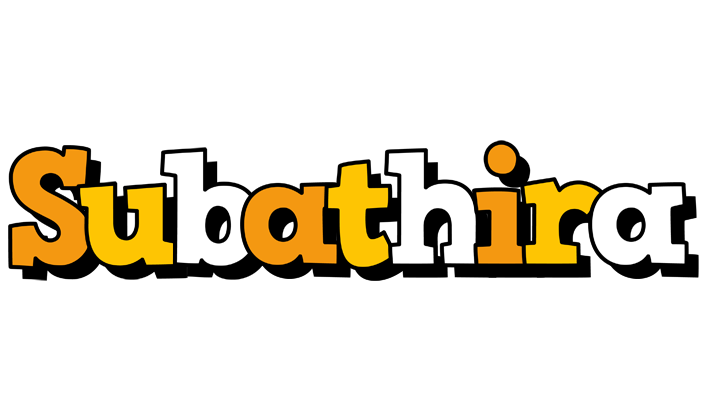 Subathira cartoon logo
