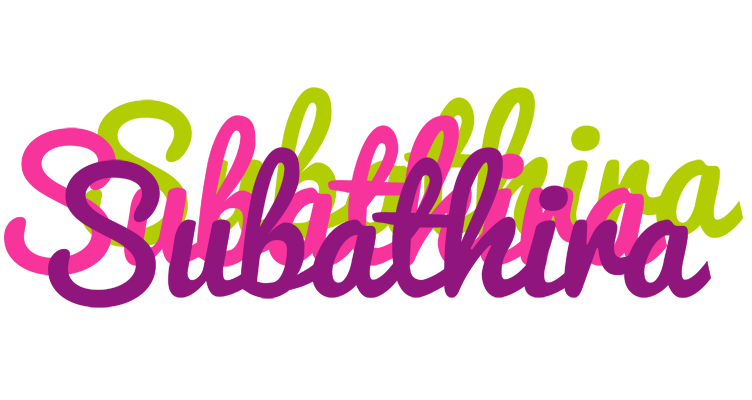 Subathira flowers logo