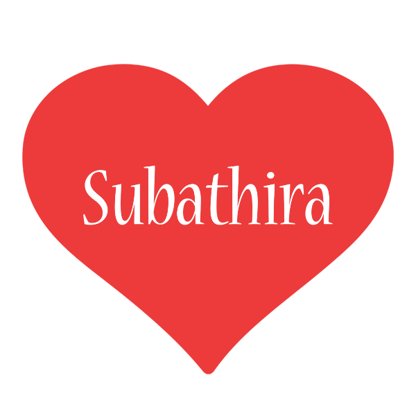 Subathira love logo