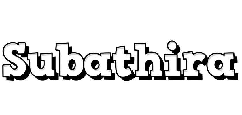 Subathira snowing logo