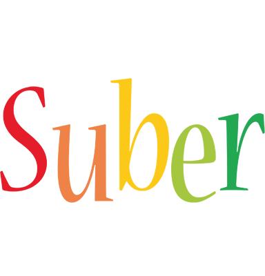 Suber birthday logo