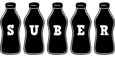 Suber bottle logo