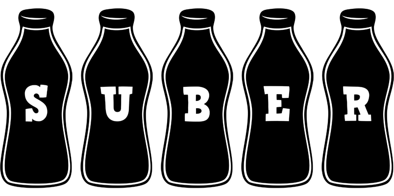 Suber bottle logo