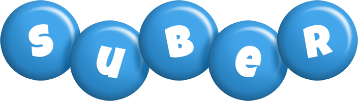 Suber candy-blue logo