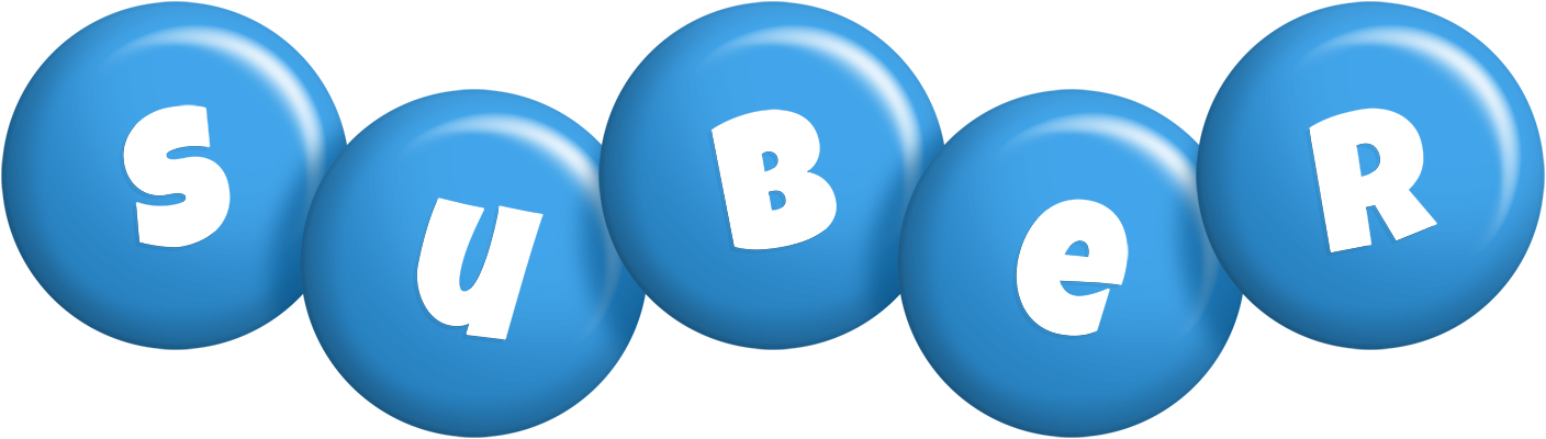 Suber candy-blue logo