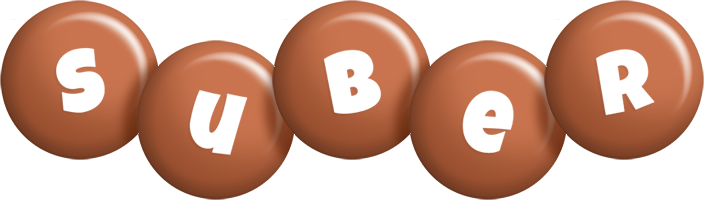 Suber candy-brown logo