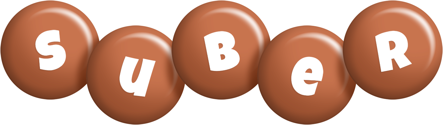 Suber candy-brown logo