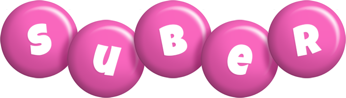Suber candy-pink logo