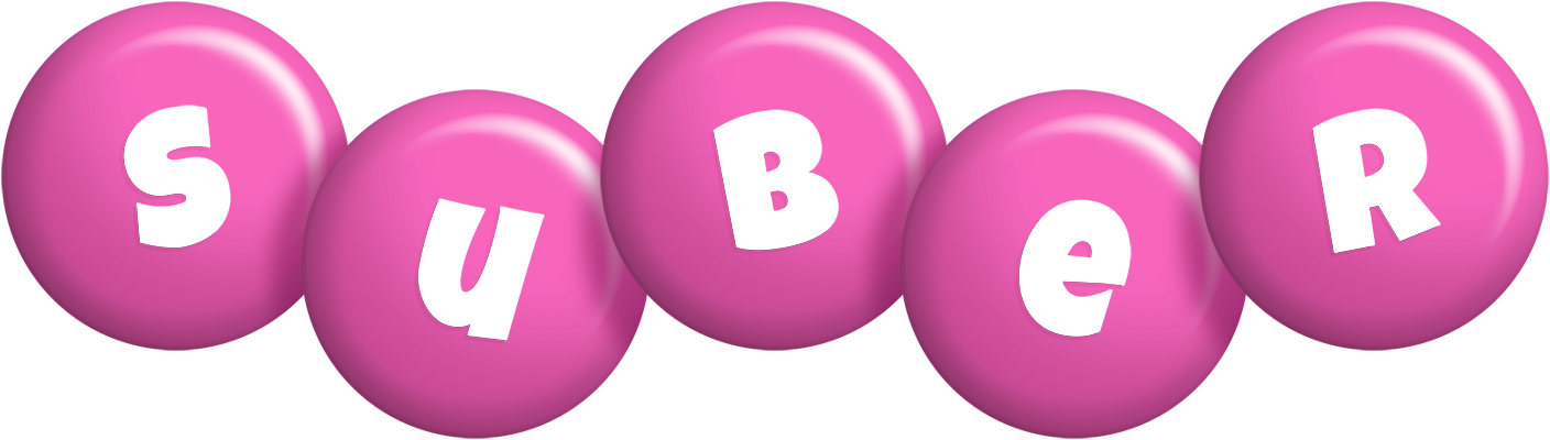 Suber candy-pink logo