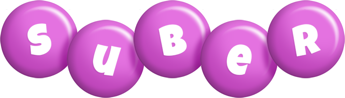 Suber candy-purple logo
