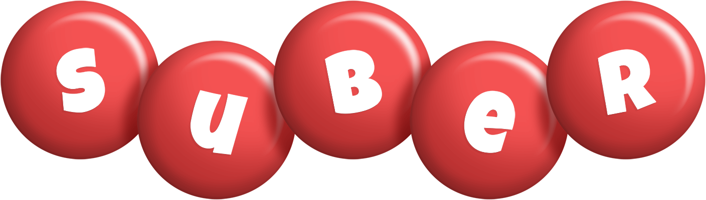 Suber candy-red logo