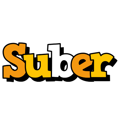 Suber cartoon logo