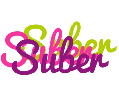 Suber flowers logo