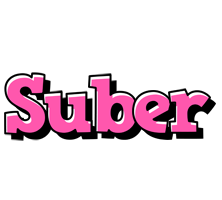 Suber girlish logo