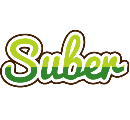 Suber golfing logo
